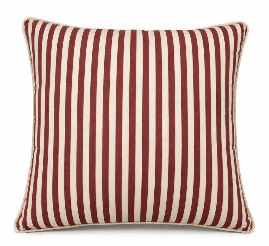 Allegria - capa de almofada listras vermelho