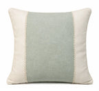 Not so serious - capa de almofada em linho verde