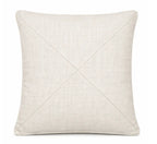 Not so serious - capa de almofada em linho detalhe x natural