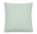 Not so serious - capa de almofada em linho detalhe x verde