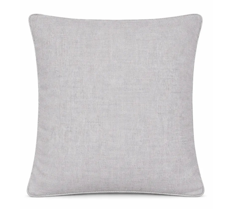 Not so serious - capa de almofada em linho detalhe x cinza