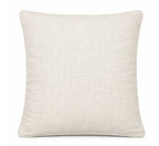 Not so serious - capa de almofada em linho detalhe x natural