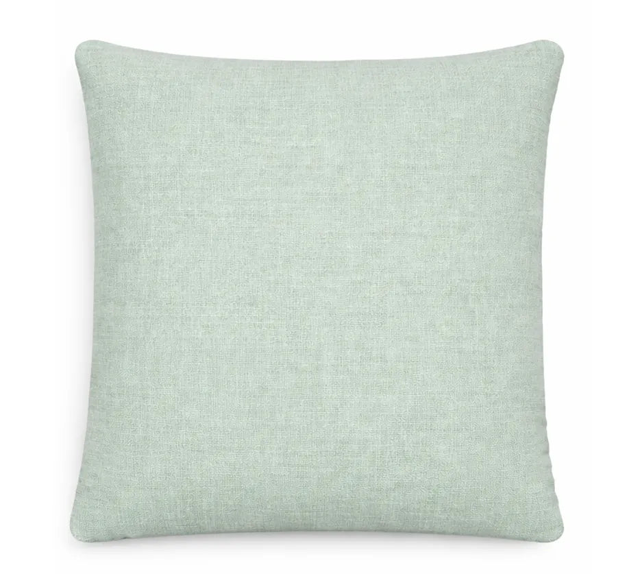 Not so serious - capa de almofada em linho detalhe x verde