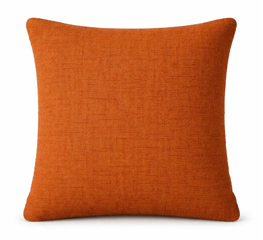 Offline - capa de almofada crochê terracota